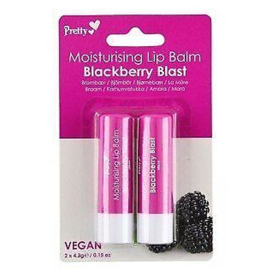 Pretty Moisturising Lip Balm Blackberry Blast 2 pack - Case of 12