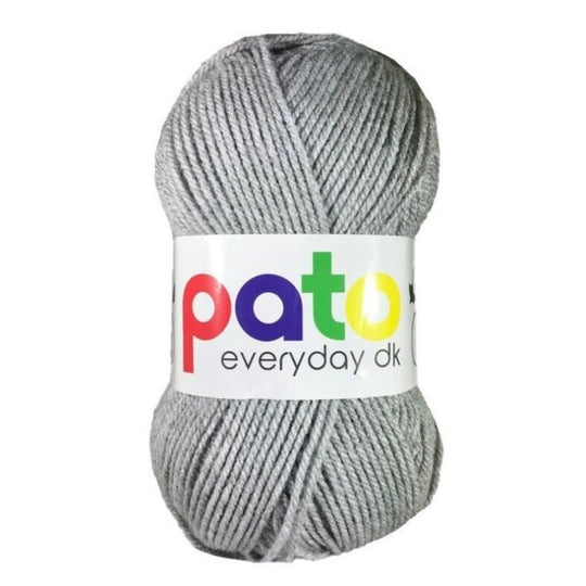 Pato Everyday Double Knitting Yarn - Case of 10 - Misty Grey