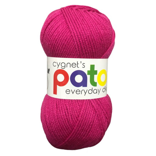Pato Everyday Double Knitting Yarn - Case of 10 - Cerise
