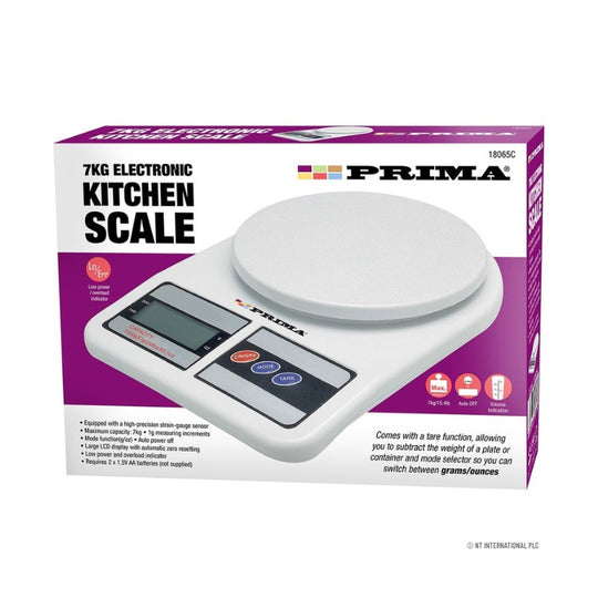 Prima Electronic Digital Kitchen Scale 7kg