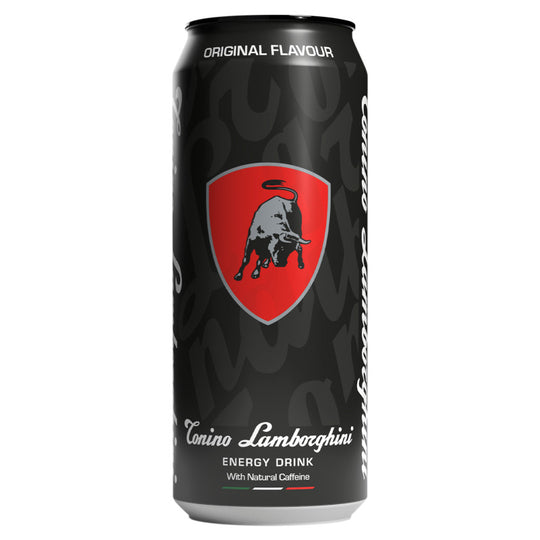 Lamborghini Original Energy Drink 500ml Cans - Case of 12