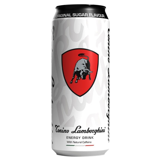 Lamborghini Original Sugar Free Energy Drink 500ml Cans - Case of 12