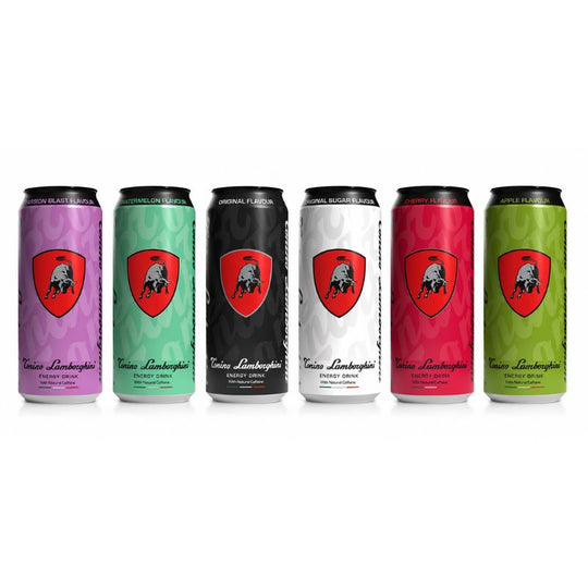 Half Pallet Deal : 960 x Lamborghini Energy Drink 500ml Cans Assorted Flavours (12pk)