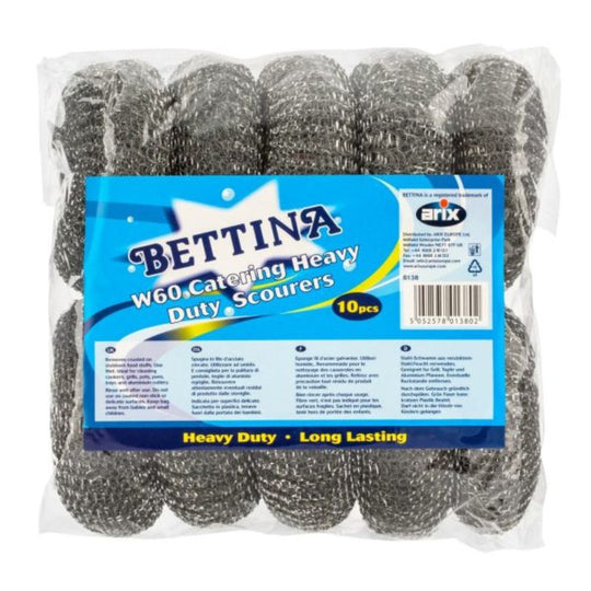 Bettina W60 Catering Heavy Duty Scourers 10 Pack