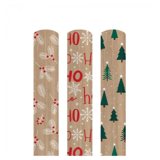 Xmas Pattern Wrap 3m