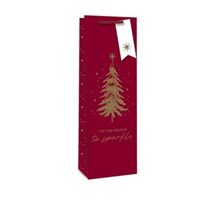 Christmas Bottle Gift Bag - Case of 12