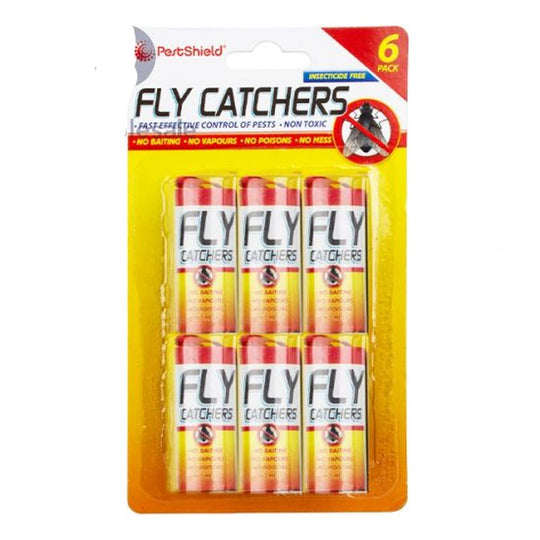 PestShield Fly Catchers 6 Pack - Case of 12
