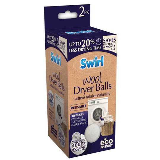 Swirl Wool Dryer Balls 2 Pack