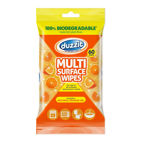 Duzzit Biodegradable Leather Cleaning Wipes 60 Pack