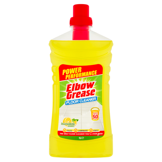Elbow Grease All Purpose Floor Cleaner Lemon 1L - Case of 12