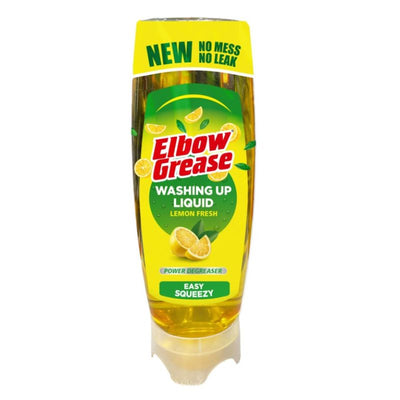 Elbow Grease Washing Up Liquid Lemon 450ml - Case of 12