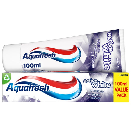 Aquafresh Toothpaste Active White 100ml - Case of 12