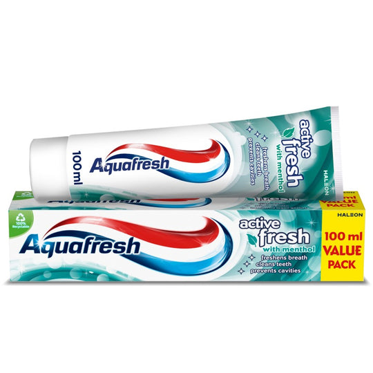 Aquafresh Toothpaste Active Fresh 100ml - Case of 12
