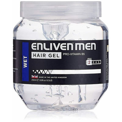 Enliven Wet Hold Clear Hair Gel 250ml - Case of 12