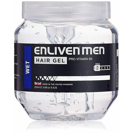 Enliven Wet Hold Clear Hair Gel 250ml - Case of 12