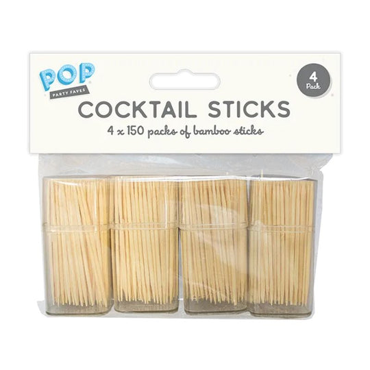 Pop Party Cocktail Sticks 4 Pack