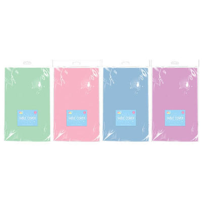 Pop Party Pastel Plastic Table Cover 2 Pack