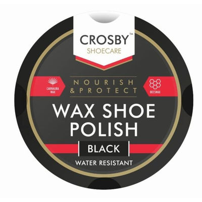Crosby Wax Shoe Polish Black 50ml