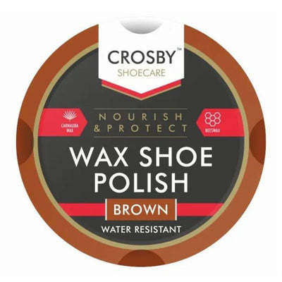 Crosby Wax Shoe Polish Brown 50ml