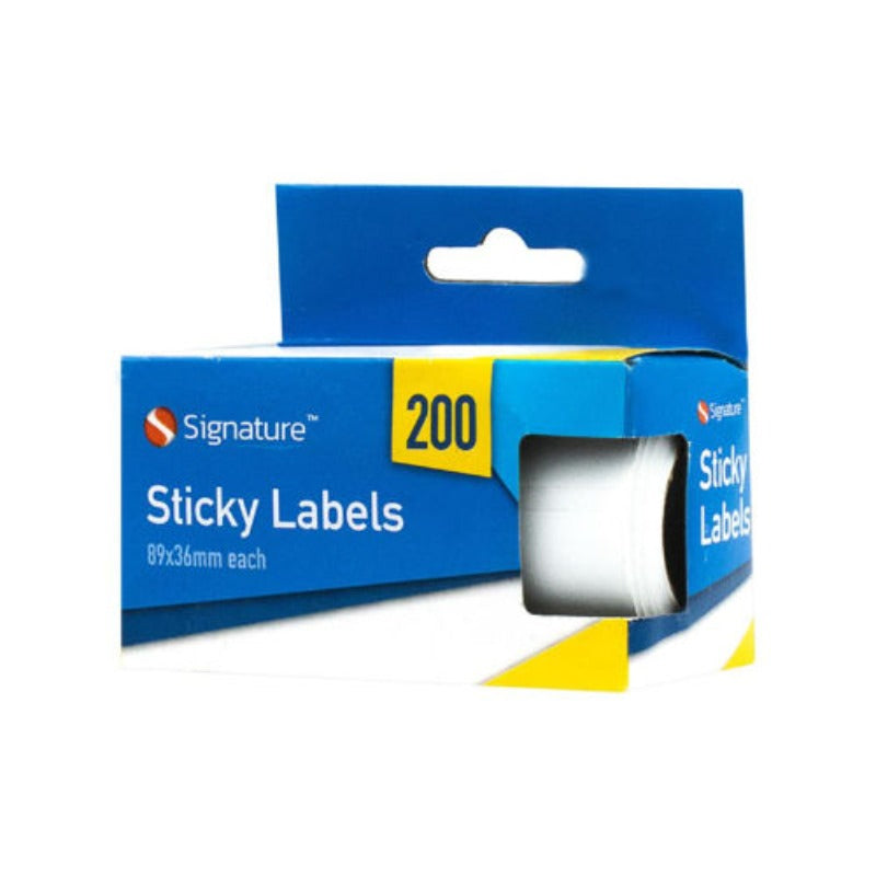 Signature Sticky Labels 200pk Wholesale