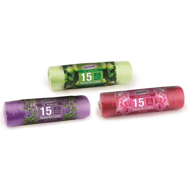 Waste Smart Swing Bin Liners Fragranced 15 Pack Wholesale