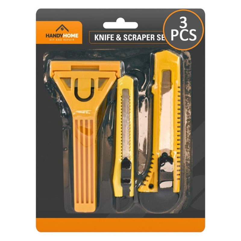 Handy Homes Knife & Scraper Set 3 Pack Wholesale