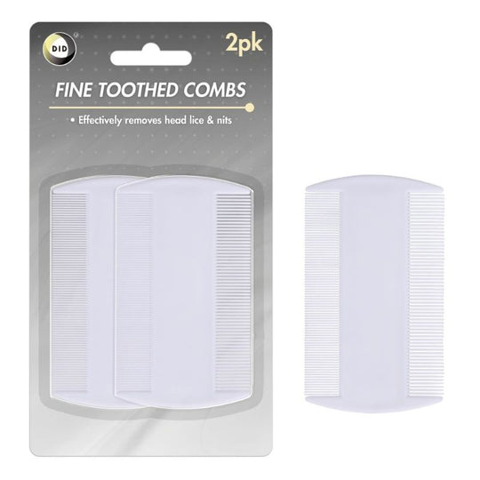 DID Fine Toothed Comb 2 Pack