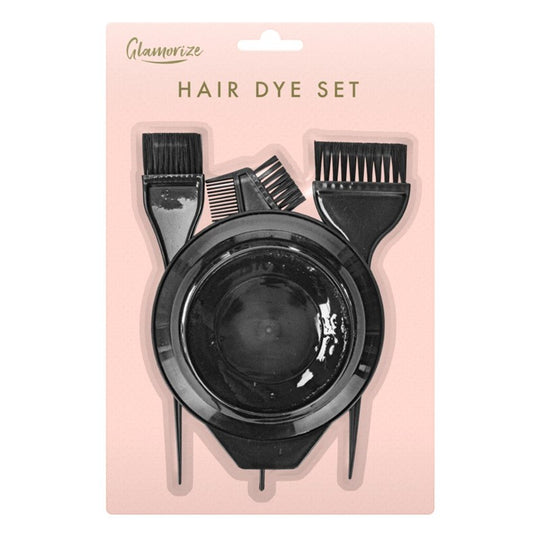 Glamorize Hair Dye Brush & Bowl Set 4pcs