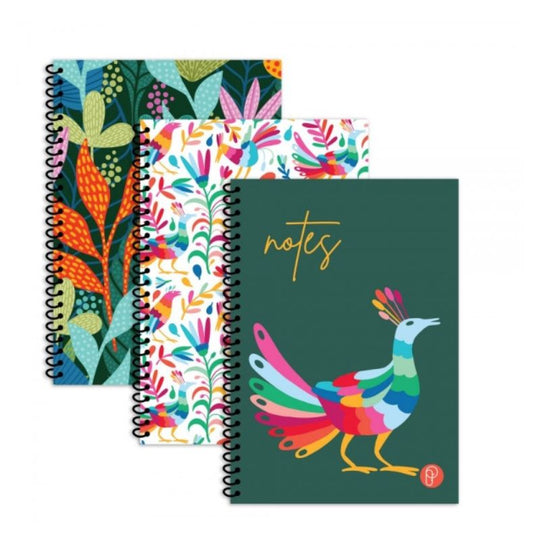A5 Tropical Spiral Notepad - Case of 12
