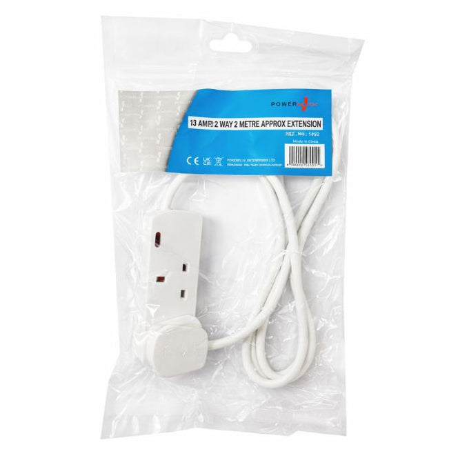 Powerplus Extension Lead 2 Gang 2m 13A Wholesale