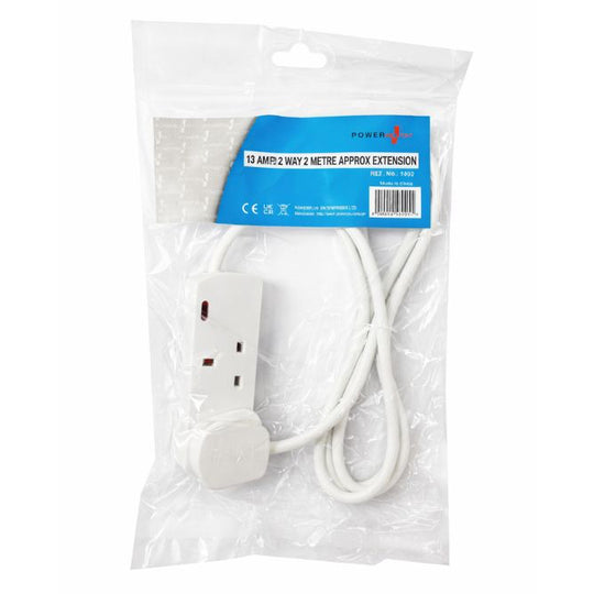 Powerplus Extension Lead 2 Gang 2m 13A