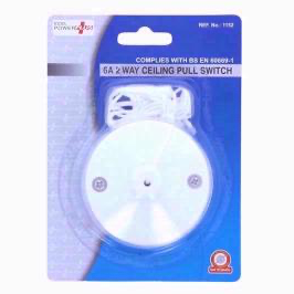 Powerplus Ceiling Pull Switch 2 Way