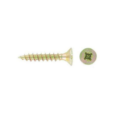 Pozi Csk Chipboard Screws Yellow 3.5 X 16