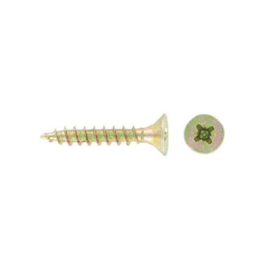 Pozi Csk Chipboard Screws Yellow 4.0 X 45