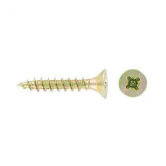 Pozi Csk Chipboard Screws Yellow 4.5 X 25