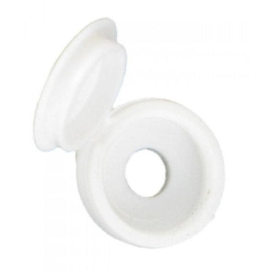 Fold Over Cap White