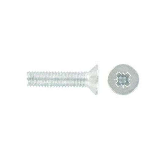 Pozi Csk Machine Screws & Nuts M6 X 30