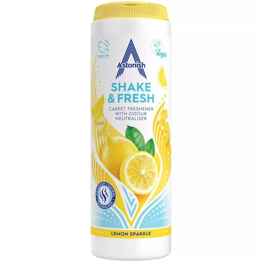 Astonish Shake & Fresh Lemon Sparkle 350g - Case of 12