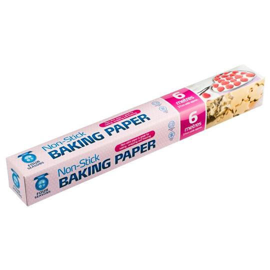 Four Seasons Non Stick Baking Paper Rolls 37cm x 6m