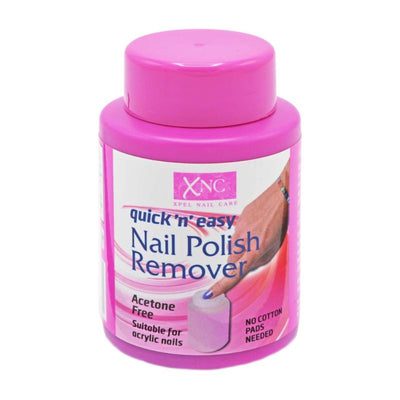 XNC Nail Polish Remover Sponge Pot 75ml - Case of 12
