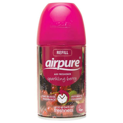 Airpure Automatic Air Freshener Refill Sparkling Berry 250ml - Case of 12