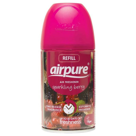 Airpure Automatic Air Freshener Refill Sparkling Berry 250ml - Case of 12