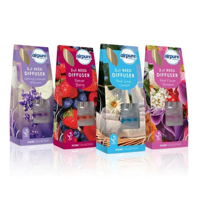 Airpure Reed & Bead 2 in 1 Diffuser Assorted Scents