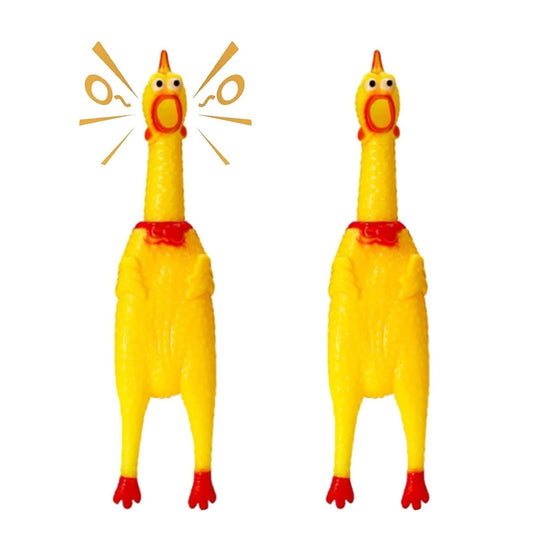 Pets That Play Dog Squeaky Chicken Toys