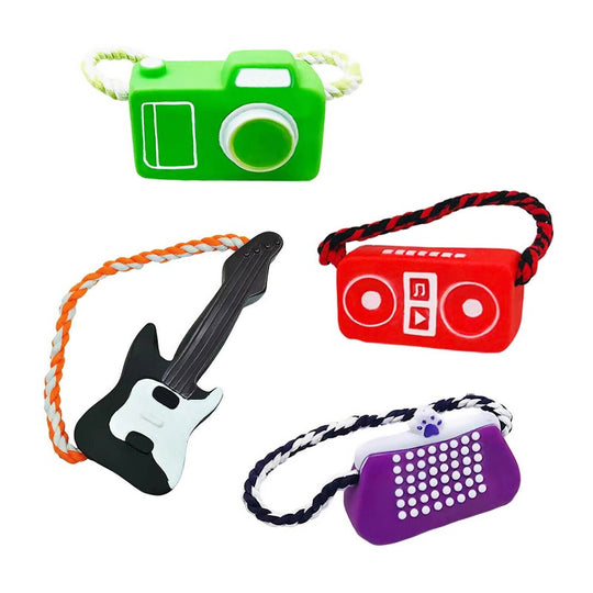 Pets That Play Music Shape Squeaky Toy