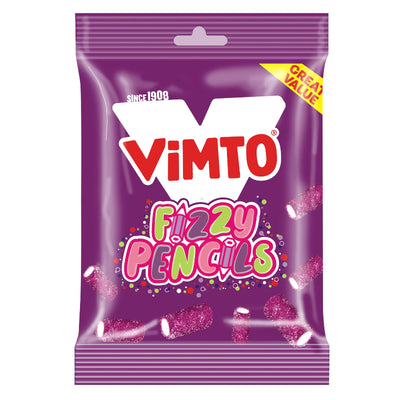 Vimto Mini Sour Pencils 140g - Case of 10