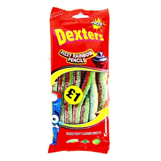 Dexters Fizzy Rainbow Pencils 160g PMP £1 - Case of 12
