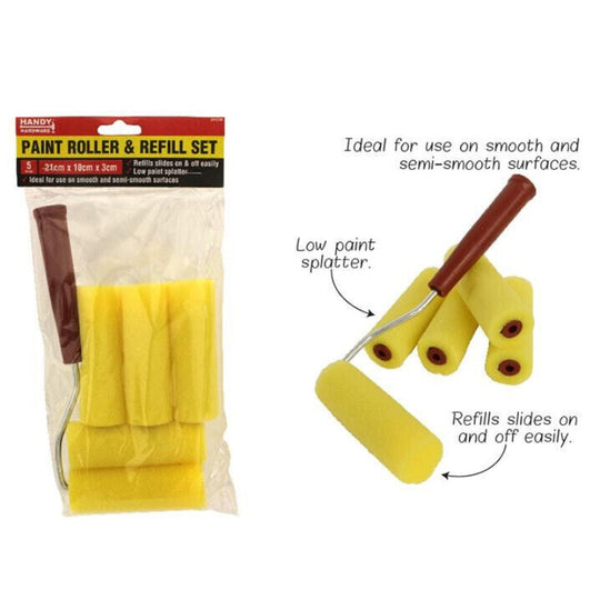 Paint Roller & Refill Set 10" 5Pc