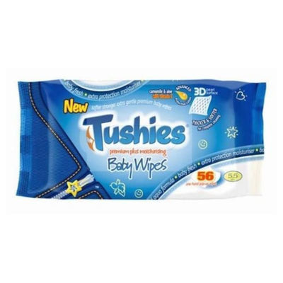 Tushies Baby Wipes Premium 56 Sheets - Case of 12
