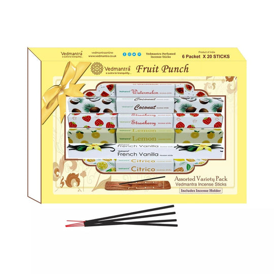 Vedmantra Fruit Punch Incense Sticks 6 Pack